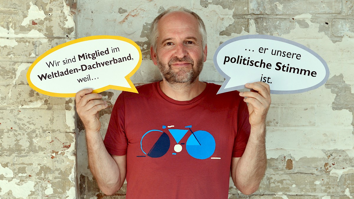 Ralf Dörschel vom Weltladen Marburg